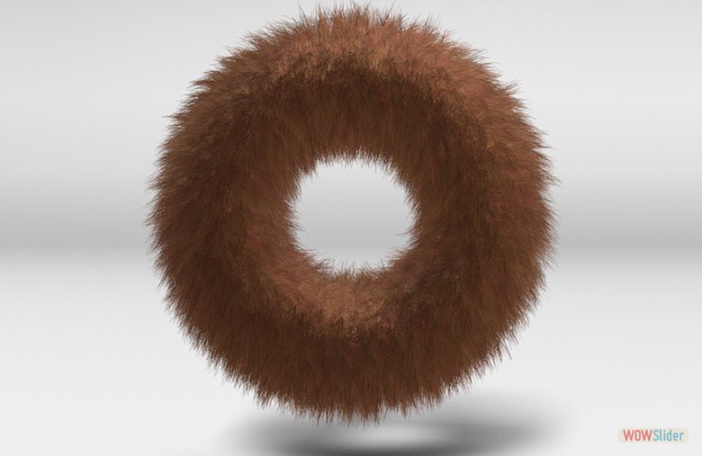 Untitled (fur donut)